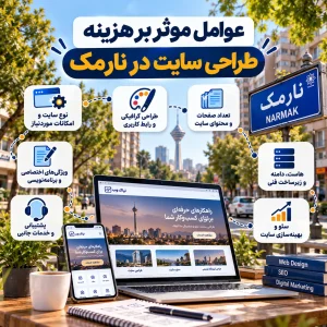 عوامل موثر بر هزینه طراحی سایت در نارمک